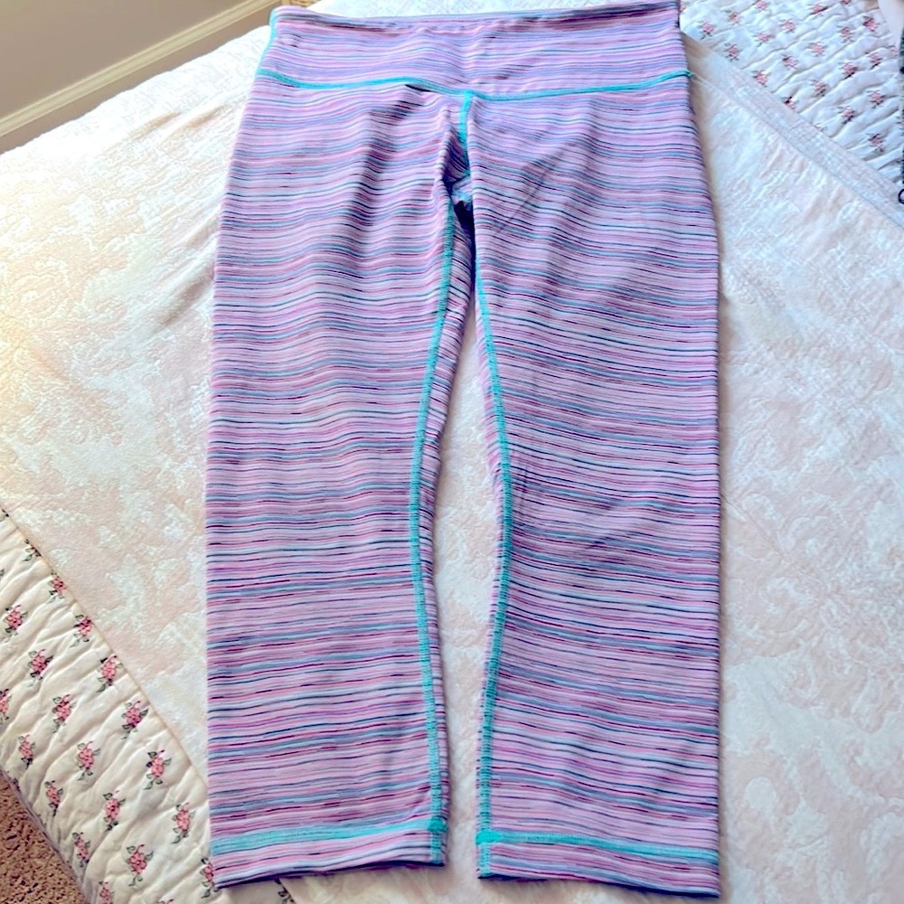 lululemon athletica Multicolor Striped Leggings